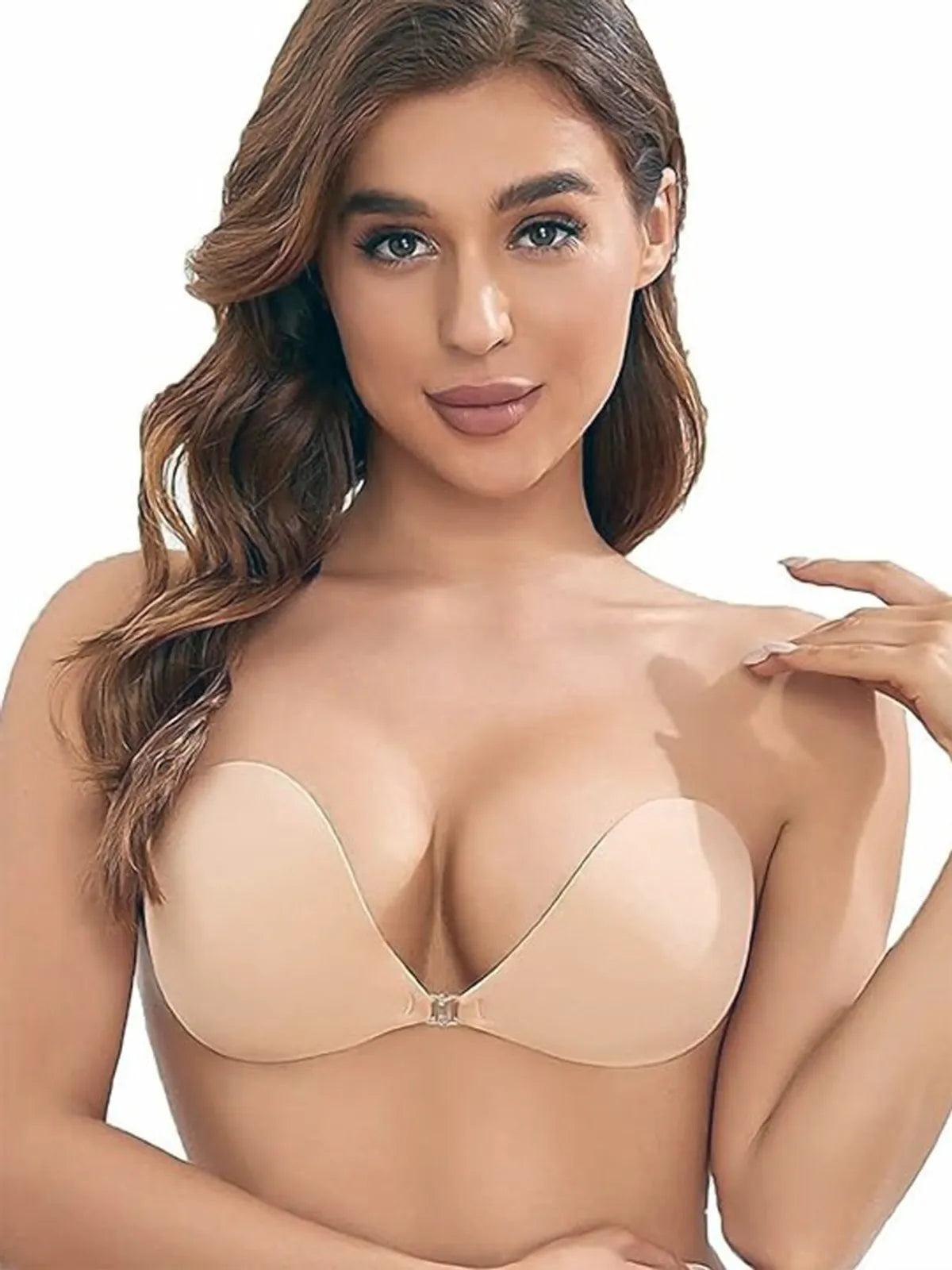 Adhesive Silicon Strapless Push Up Bra